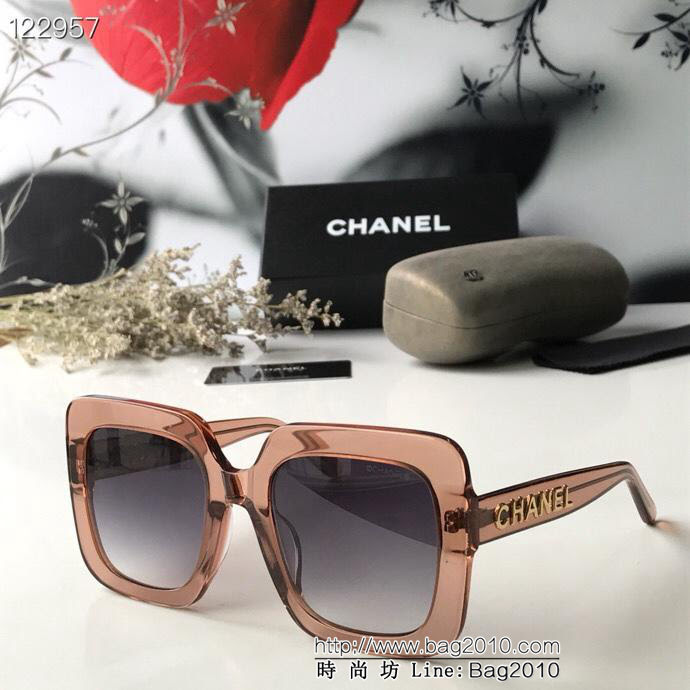 CHANEL香奈兒 CH5408 2019年開春新款 潮流爆款 時尚方框太陽鏡 高品質 網紅潮款墨鏡  lly1285